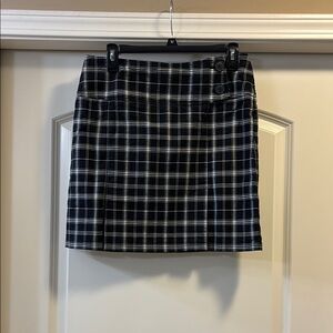 New York & Company Black and White Mini Pencil Skirt